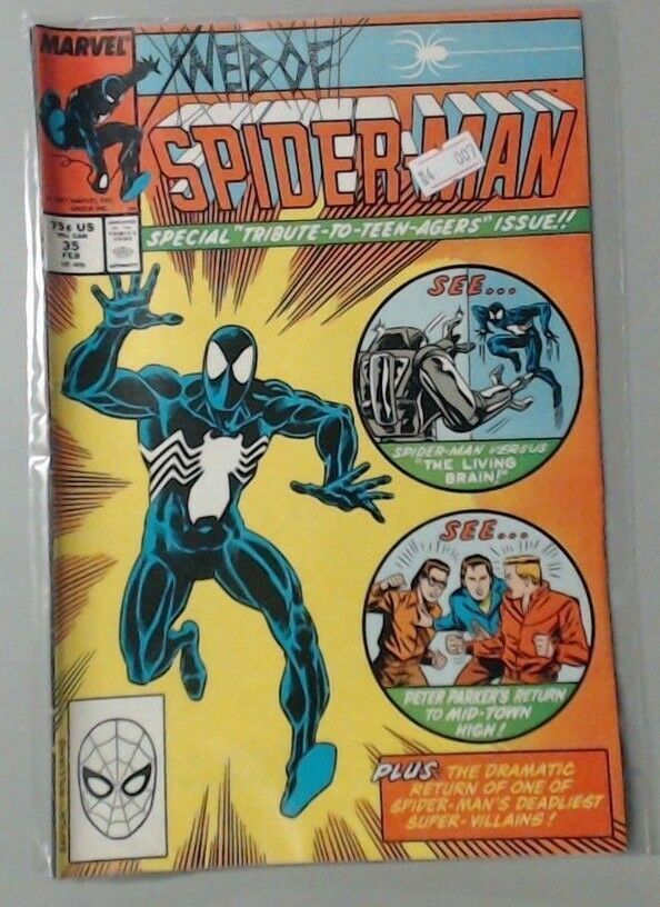 COMIC BOOK - MARVEL COMICS - SPIDER-MAN - WEB OF SPIDER-MAN #35