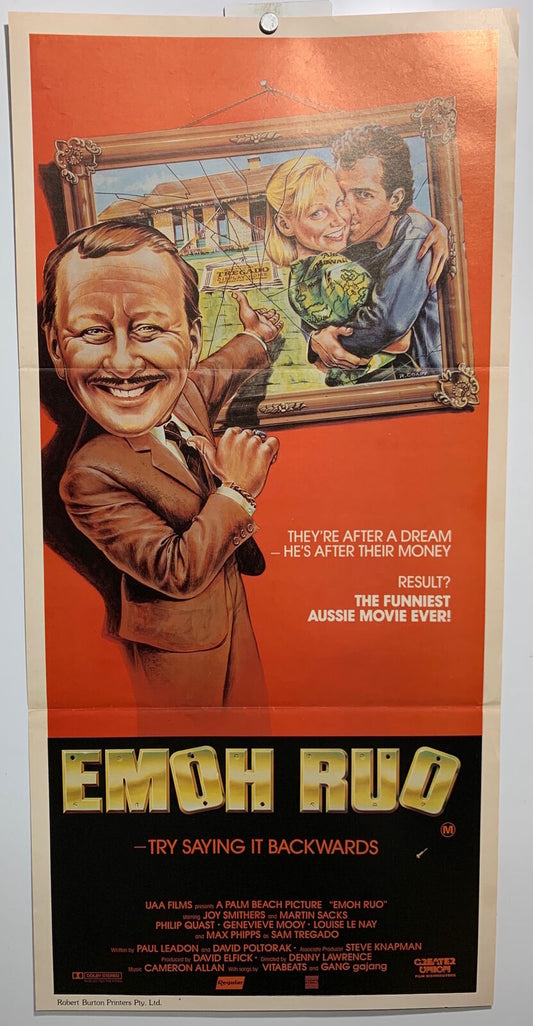 ORIGINAL DAYBILL MOVIE POSTER - EMOH RUO