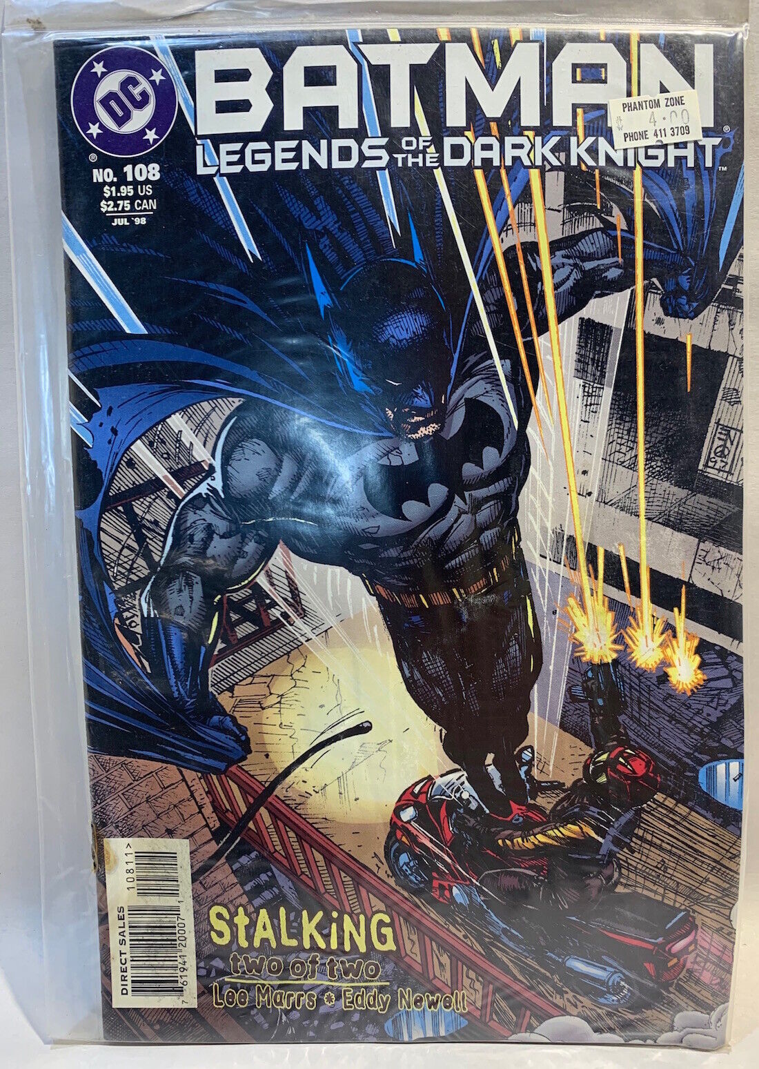 COMIC BOOK - Batman - Legends of the Dark Knight STALKING PART 2 OF 2 #108