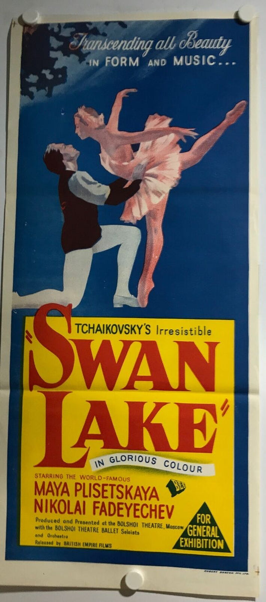 ORIGINAL DAYBILL MOVIE POSTER - SWAN LAKE