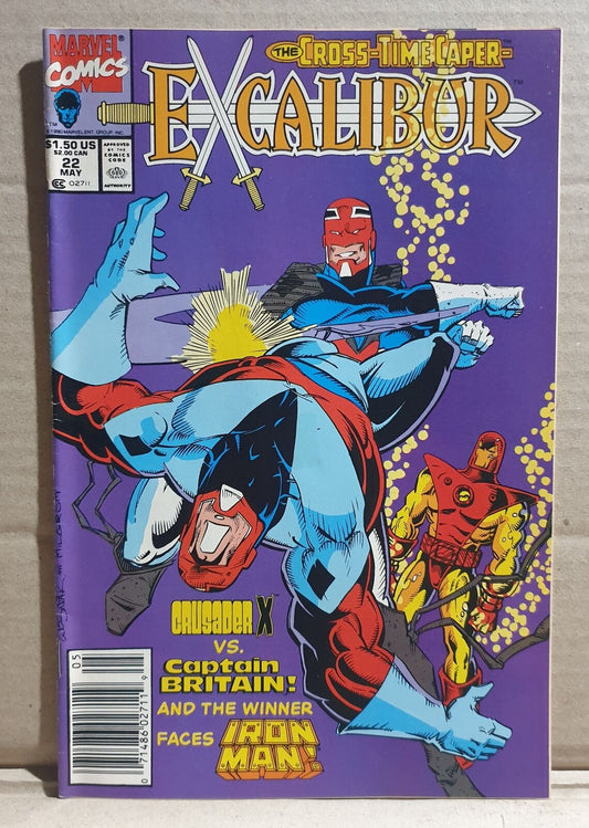 COMIC BOOK -  MARVEL EXCALIBUR #22