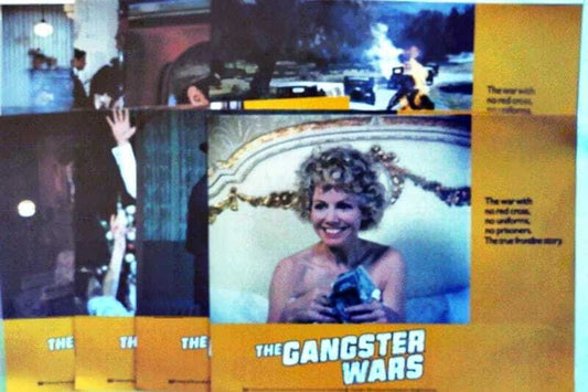 ORIGINAL LOBBY CARDS - THE GANGSTER WARS - 1981 - set of 8