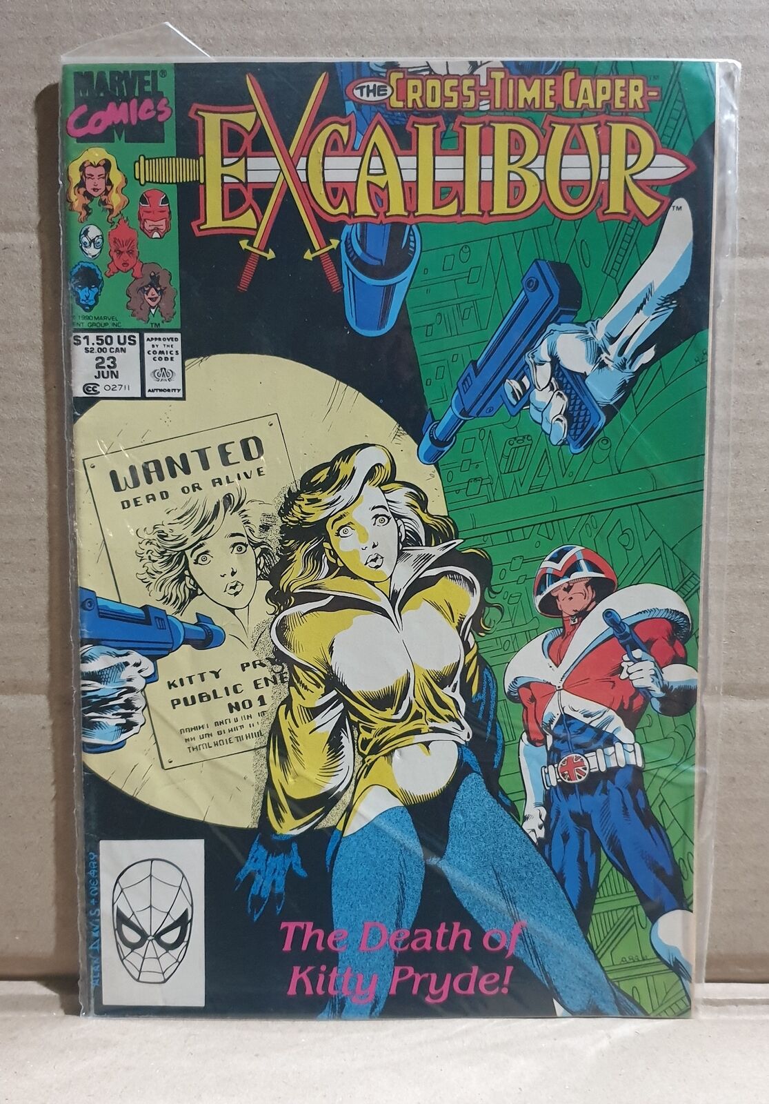 COMIC BOOK -  MARVEL EXCALIBUR #23