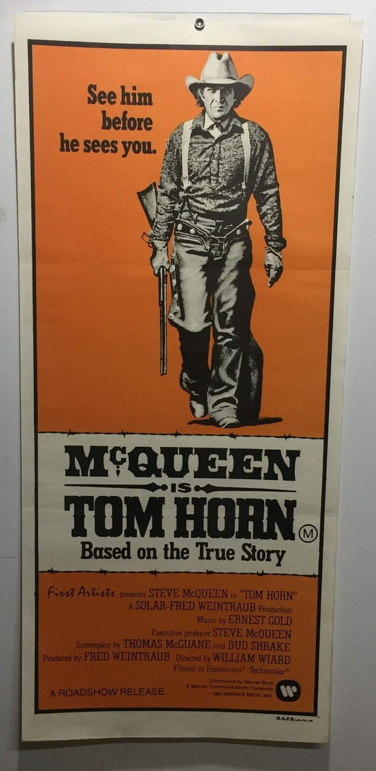 ORIGINAL DAYBILL MOVIE POSTER - TOM HORN - 1980