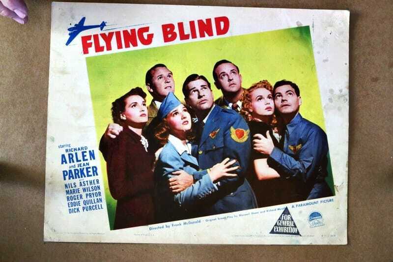 ORIGINAL LOBBY CARD - FLYING BLIND (a) - 1941 - title card