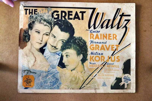 ORIGINAL LOBBY CARD - GREAT WALTZ - 1938 - title card