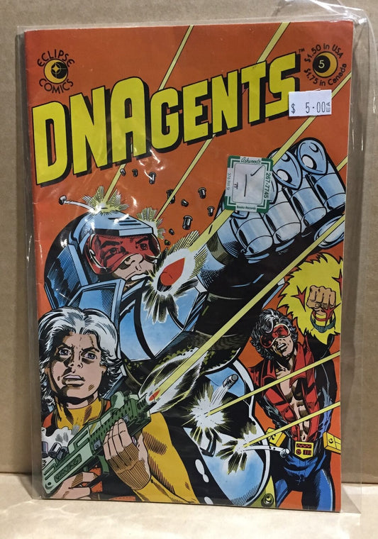 COMIC BOOK - ECLIPSE DNAGENTS 5