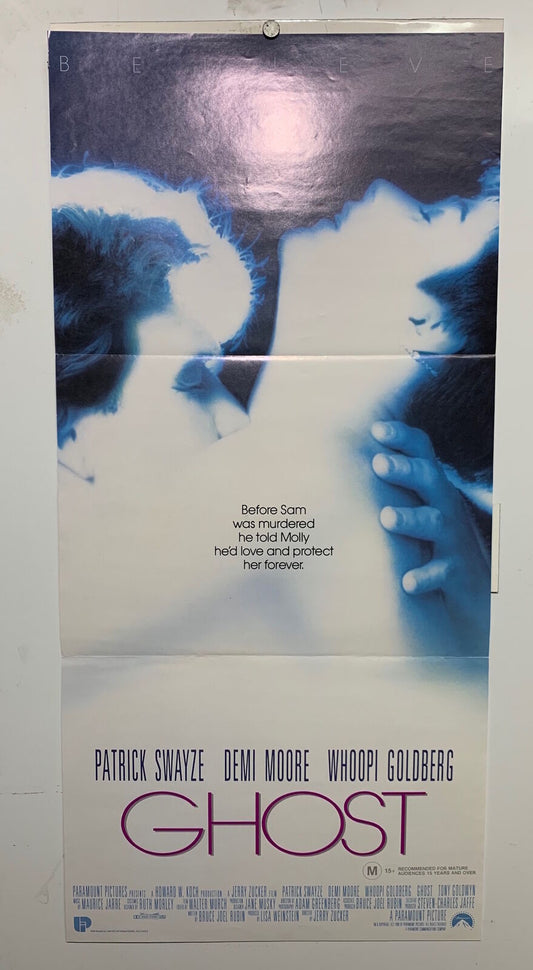 ORIGINAL DAYBILL MOVIE POSTER - GHOST - 1990