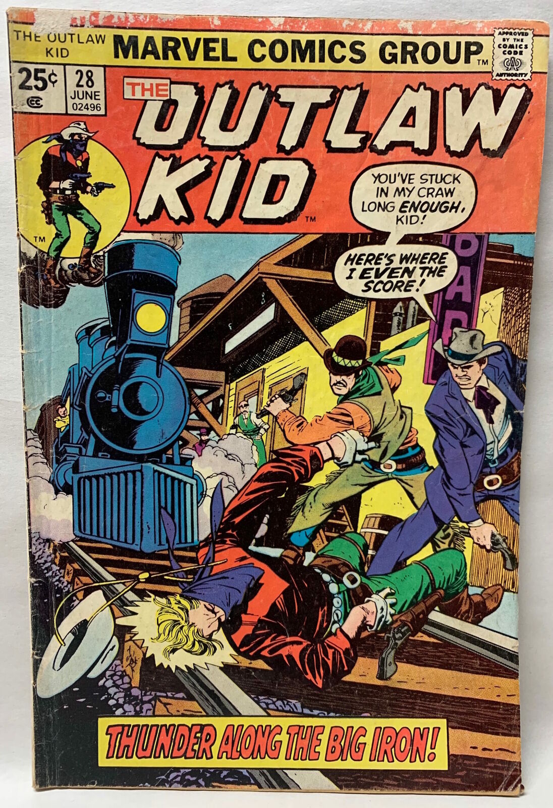 COMIC BOOK ~ THE OUTLAW KID #28