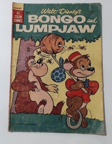 COMIC BOOK ~~ WALT DISNEY'S BONGO AND LUMPJAW G.69