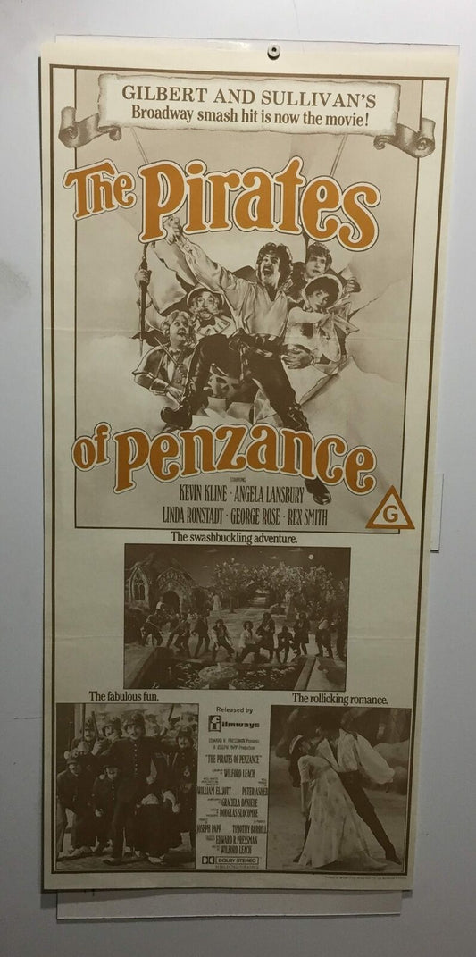 ORIGINAL DAYBILL MOVIE POSTER - PIRATES OF PENZANCE