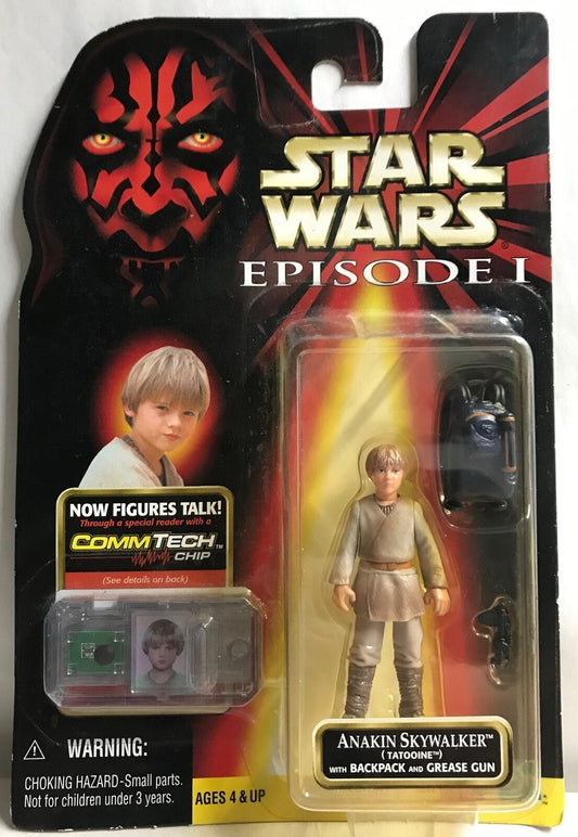 STAR WARS - HASBRO - EPISODE 1 - ANAKIN SKYWALKER - "TATOOINE" - with Backpack