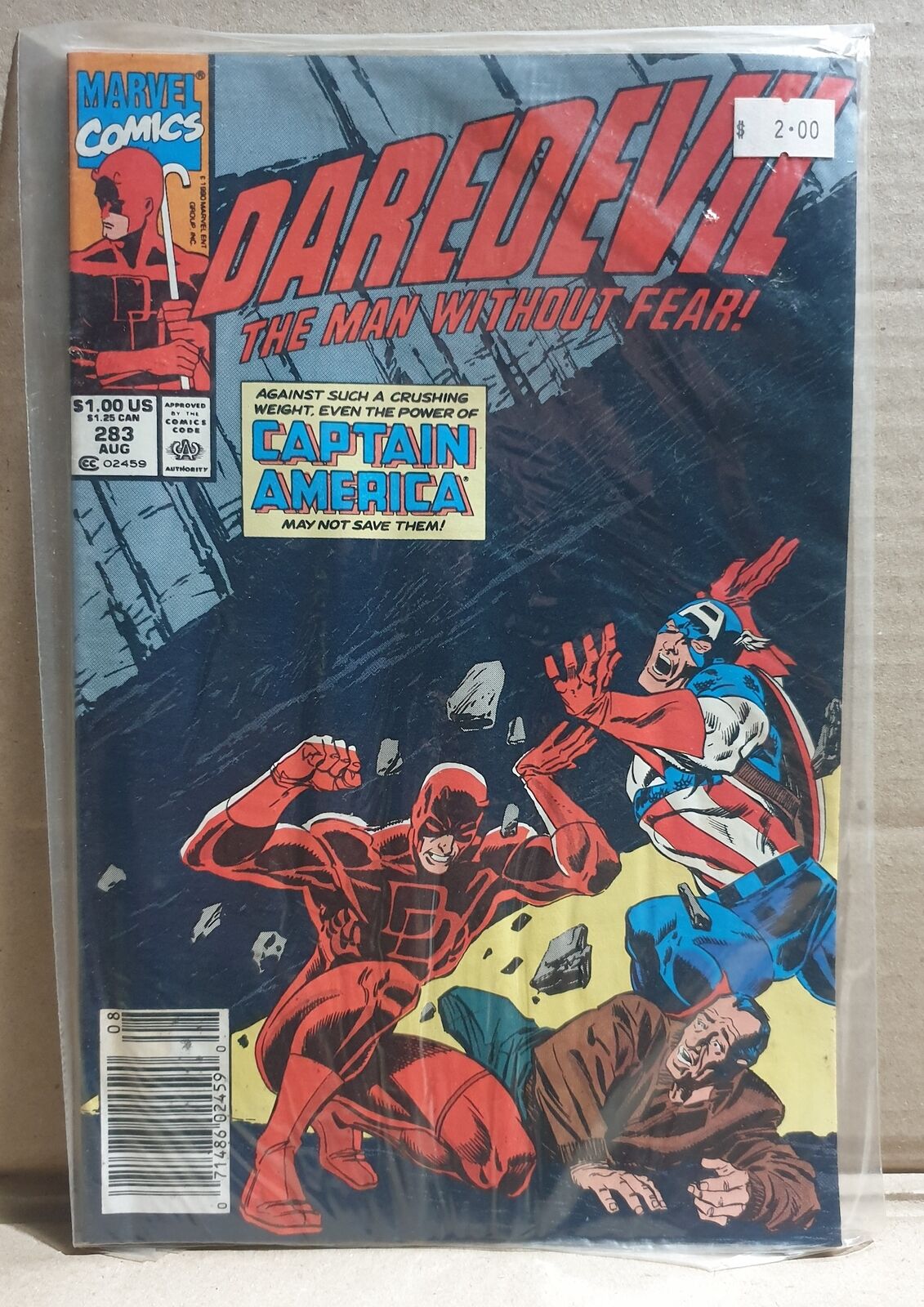 COMIC BOOK -  MARVEL DAREDEVIL #283