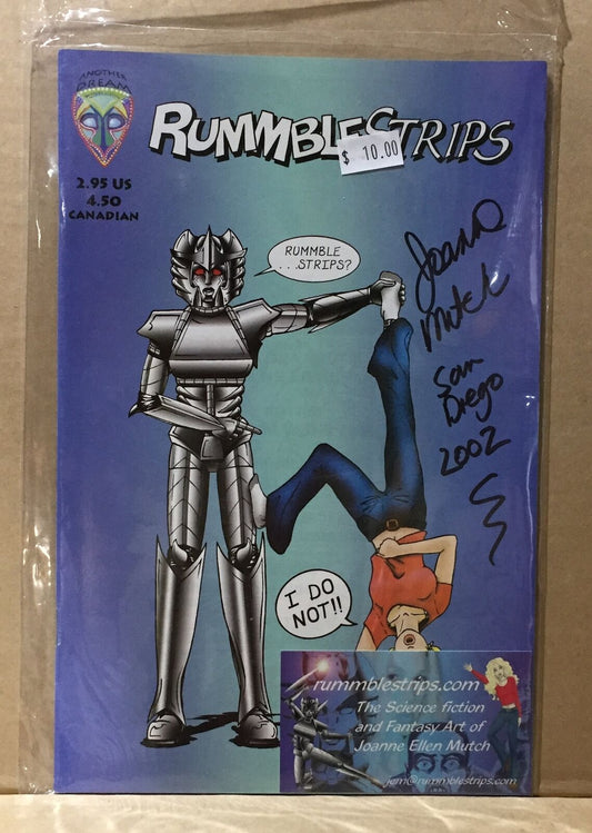 RUMBLESTRIPS COMIC BOOK SIGNED JOANNE ELLEN MUTCH