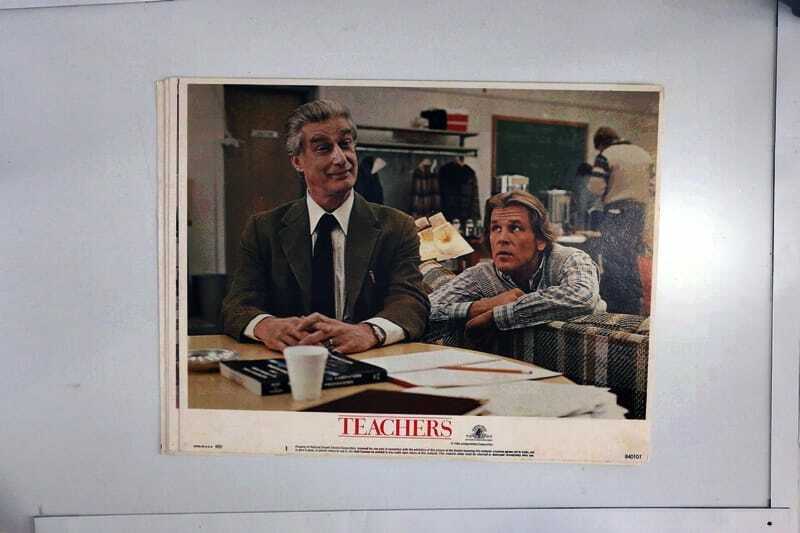 ORIGINAL LOBBY CARDS - TEACHERS - 1984 - set of 8