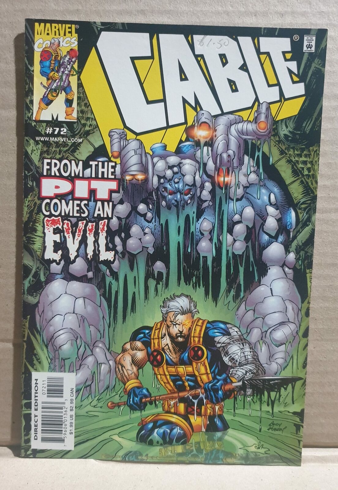 COMIC BOOK - MARVEL CABLE #72