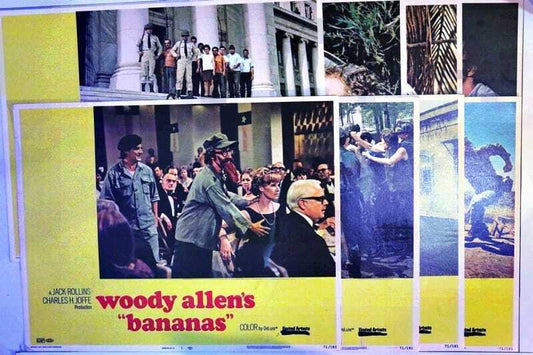 ORIGINAL LOBBY CARDS - BANANAS - 1971 - set of 8