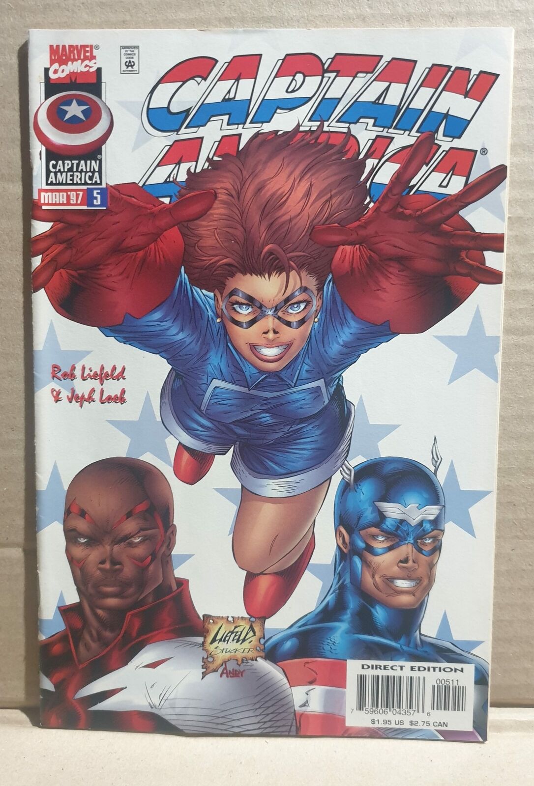 COMIC BOOK - MARVEL CAPTAIN AMERICA #5