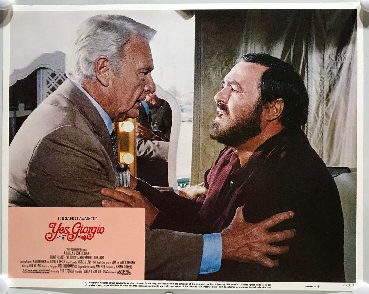 ORIGINAL LOBBY CARDS - YES, GIORGIO - 1982 - set of 8