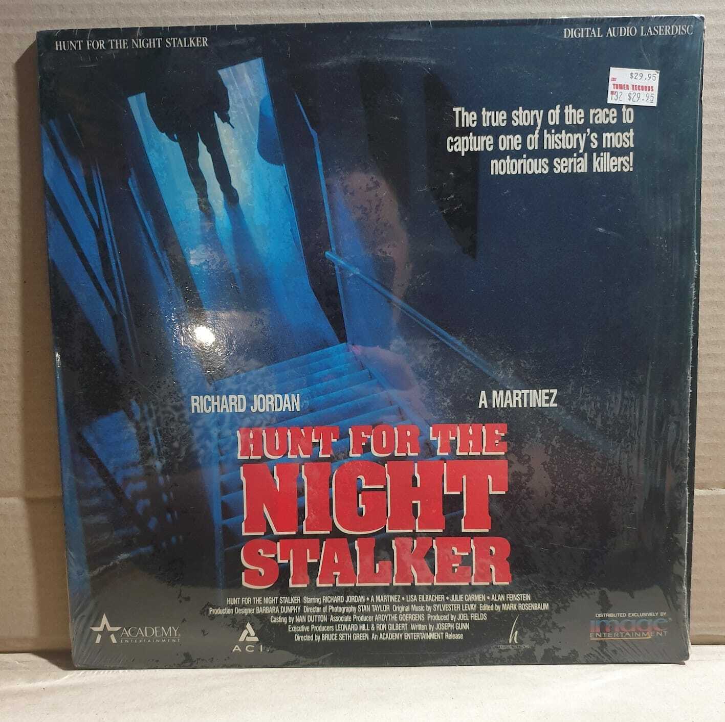 LASERDISC MOVIE - HUNT FOR THE NIGHT STALKER - Richard Jordan, A Martinez