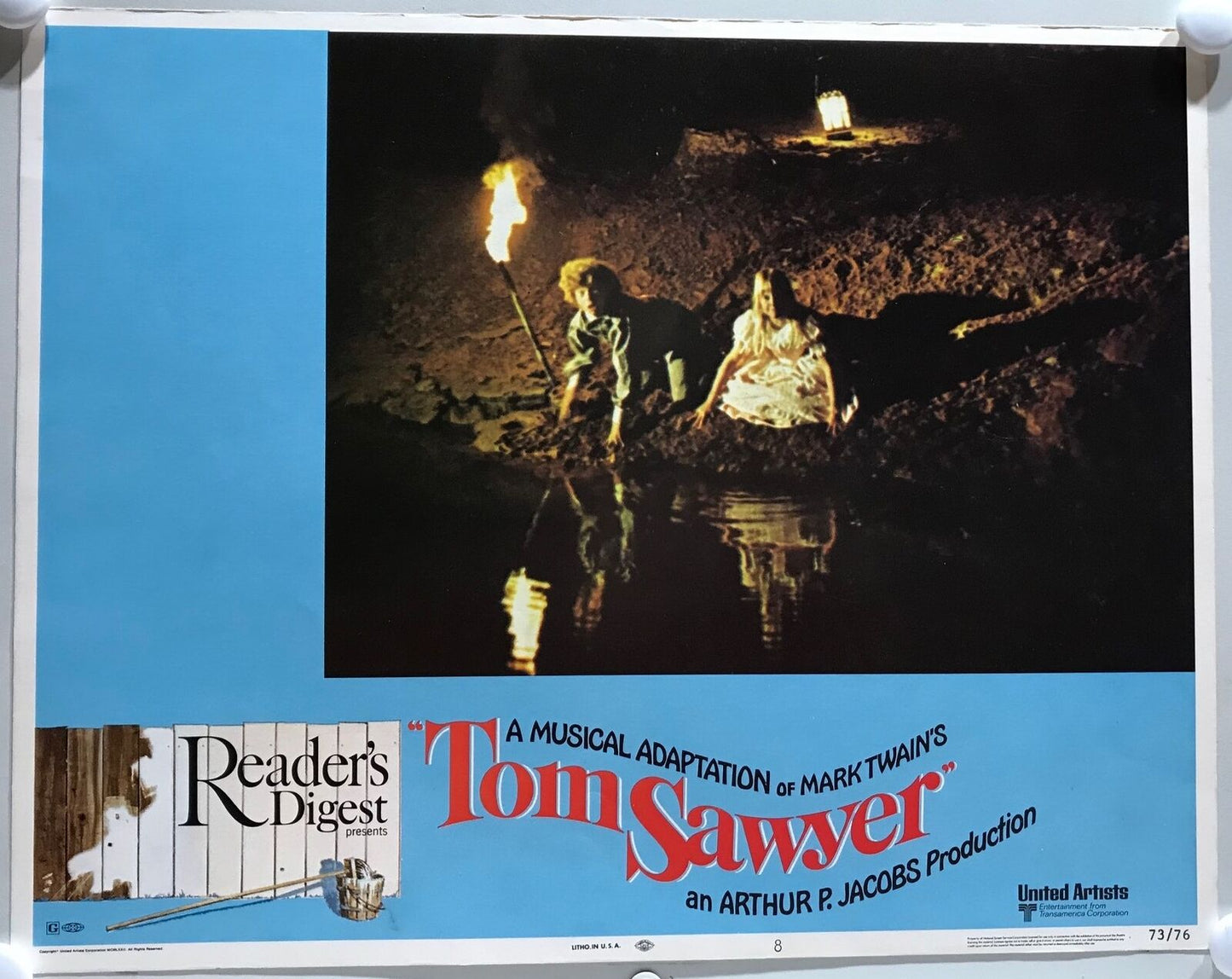 ORIGINAL LOBBY CARDS - Tom Sawyer - 1973 - set of 8