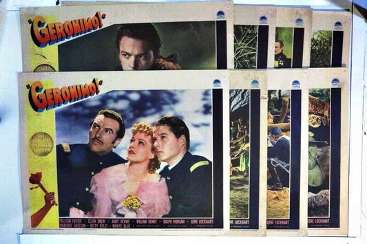 ORIGINAL LOBBY CARDS - GERONIMO - 1940 - set of 8