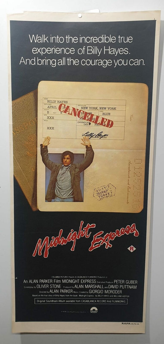 ORIGINAL DAYBILL MOVIE POSTER - MIDNIGHT EXPRESS