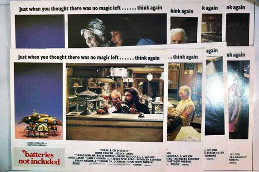 ORIGINAL LOBBY CARDS - BATTERIES NOT INCLUDED (Miracle on 8th St) - 1987 - set of 8