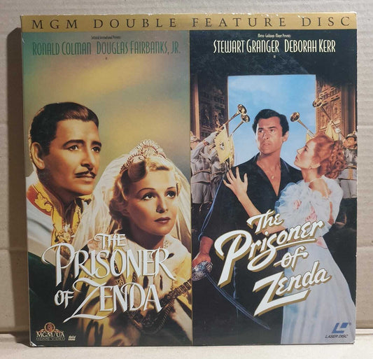 LASERDISC MOVIE - THE PRISONER OF ZENDA - DOUBLE FEATURE - Ronald Coleman, Do...