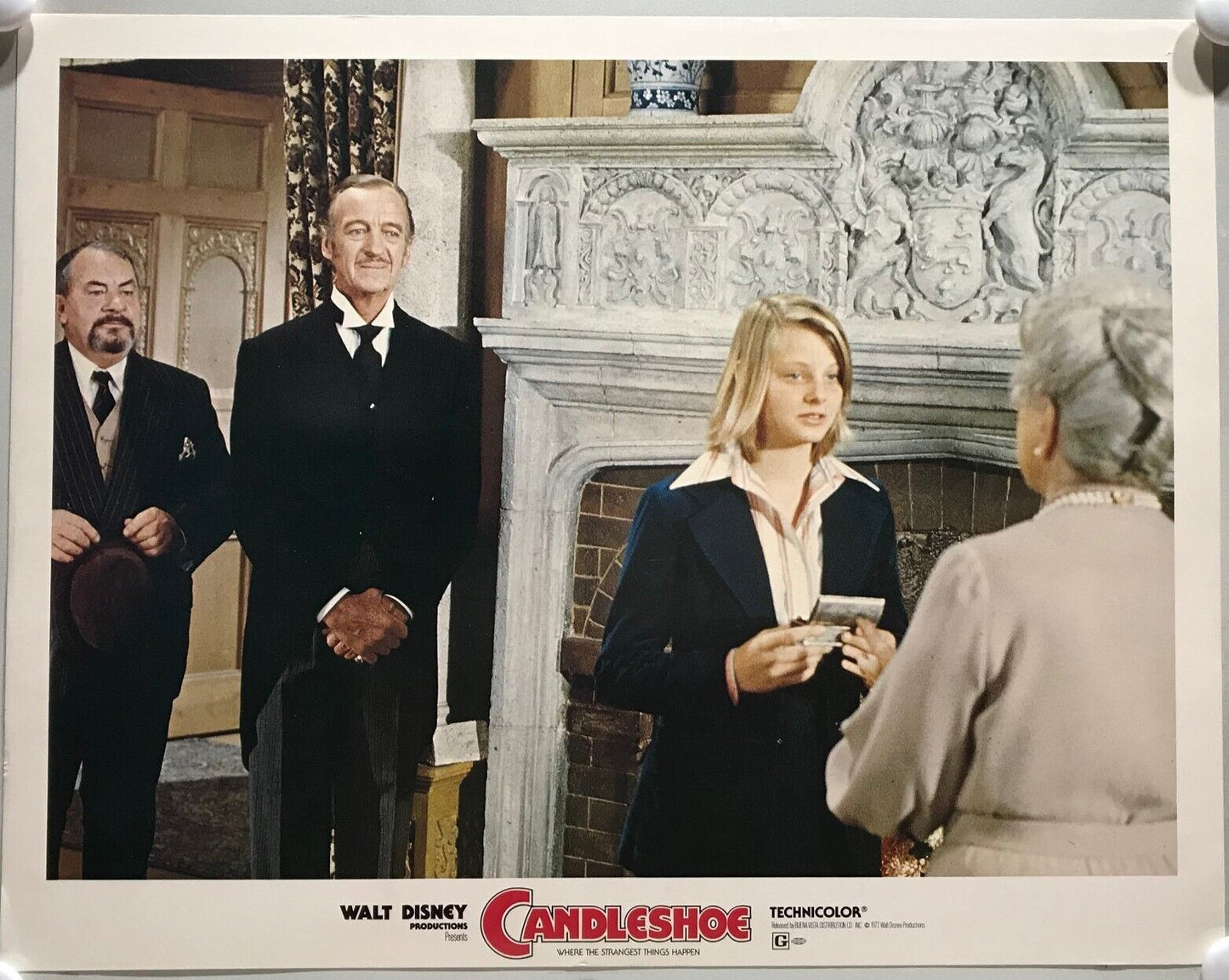 ORIGINAL LOBBY CARDS - CANDLESHOE - 1977 - set of 8