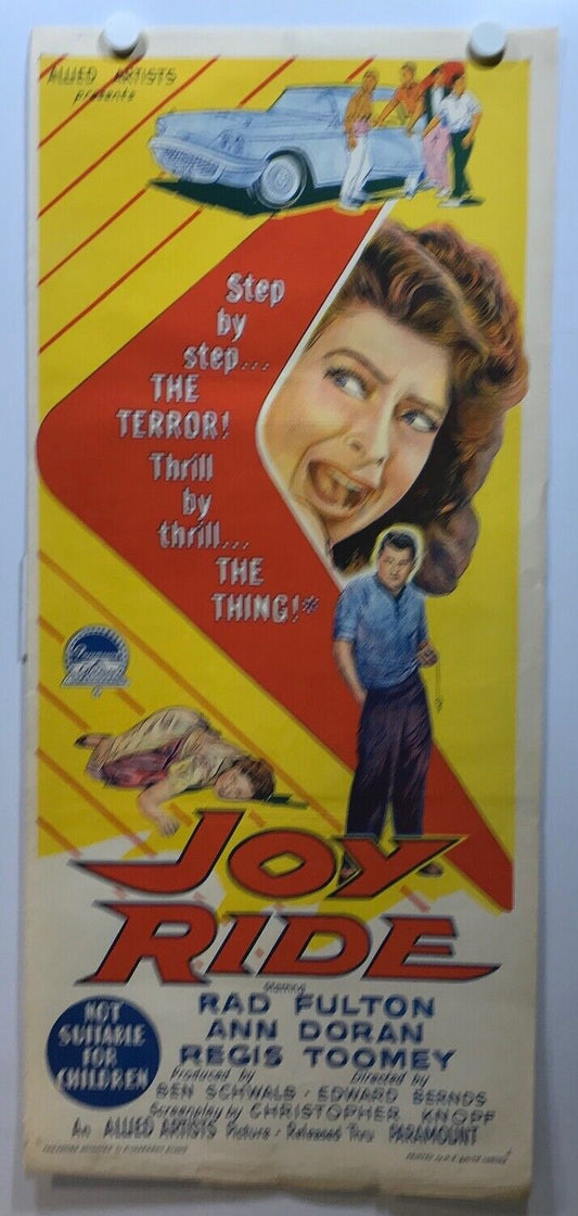 ORIGINAL DAYBILL MOVIE POSTER - JOY RIDE