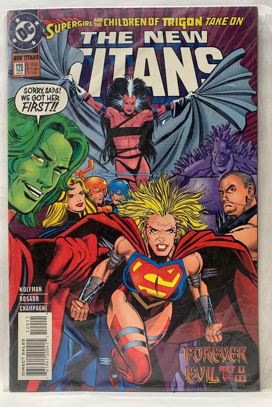 COMIC BOOK - THE NEW TEEN TITANS #120