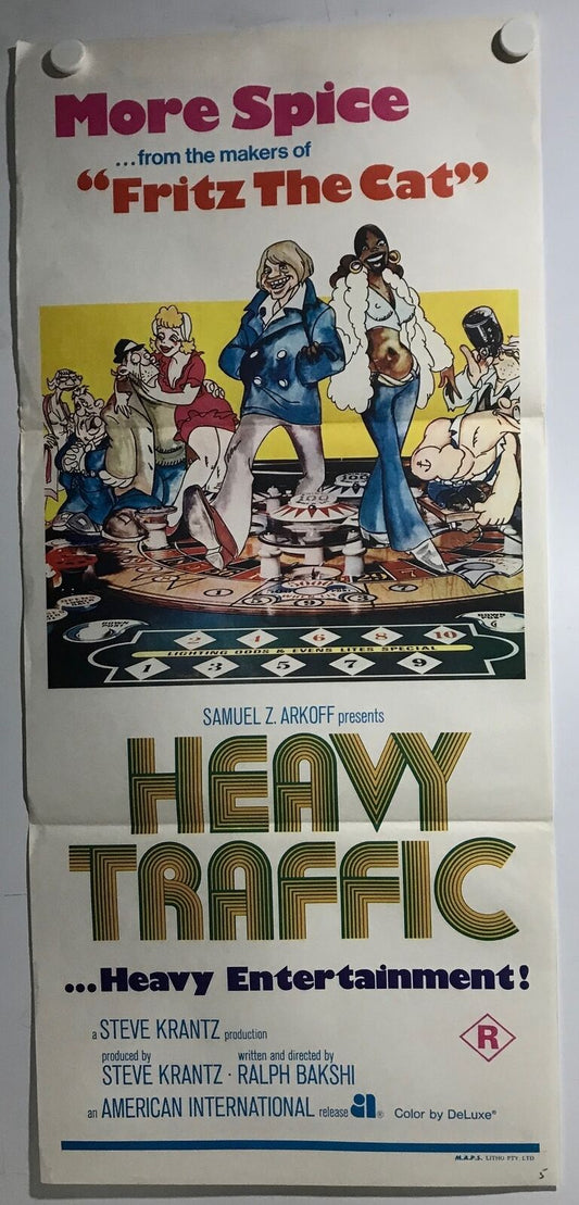 ORIGINAL DAYBILL MOVIE POSTER - HEAVY TRAFFIC