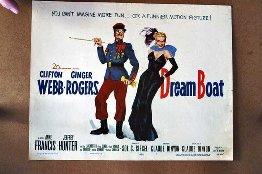 ORIGINAL LOBBY CARD - DREAMBOAT - 1952 - title card