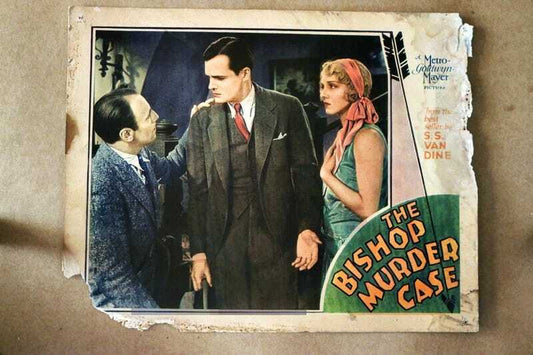 ORIGINAL LOBBY CARD - BISHOP MURDER CASE - 1930 - title card