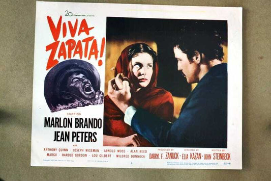 ORIGINAL LOBBY CARD - VIVA ZAPATA - 1952 - card #6
