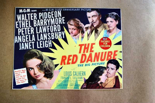 ORIGINAL LOBBY CARD - RED DANUBE - 1949 - title card