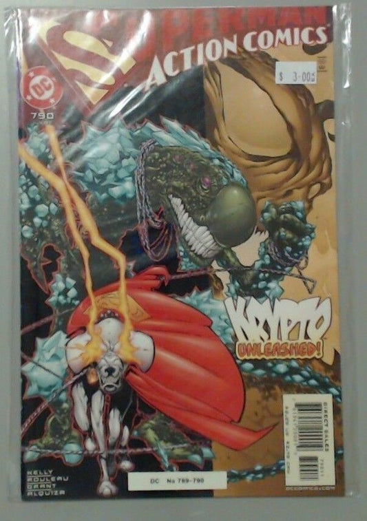 COMIC BOOK MAGAZINE -- DC SUPERMAN ACTION COMICS 790