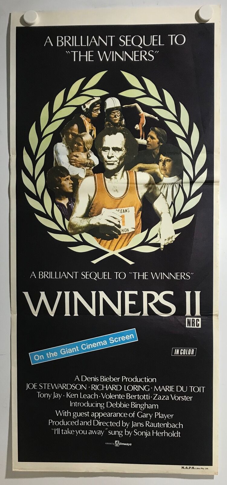 ORIGINAL DAYBILL MOVIE POSTER - WINNERS II - A brilliant sequel to The Winners