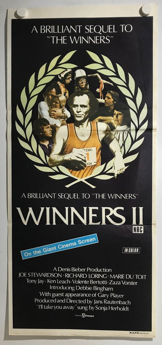 ORIGINAL DAYBILL MOVIE POSTER - WINNERS II - A brilliant sequel to The Winners