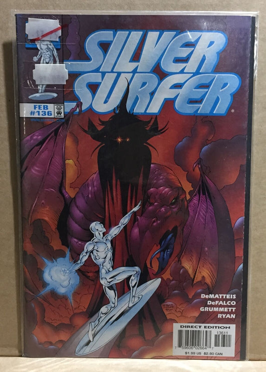 COMIC BOOK - MARVEL SILVER SURFER 136