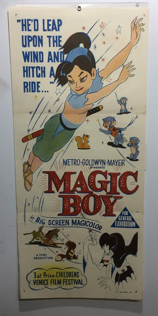 ORIGINAL DAYBILL MOVIE POSTER - MAGIC BOY - 1959