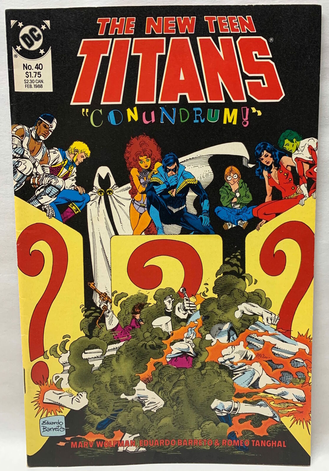 COMIC BOOK ~ THE NEW TEEN TITANS #40