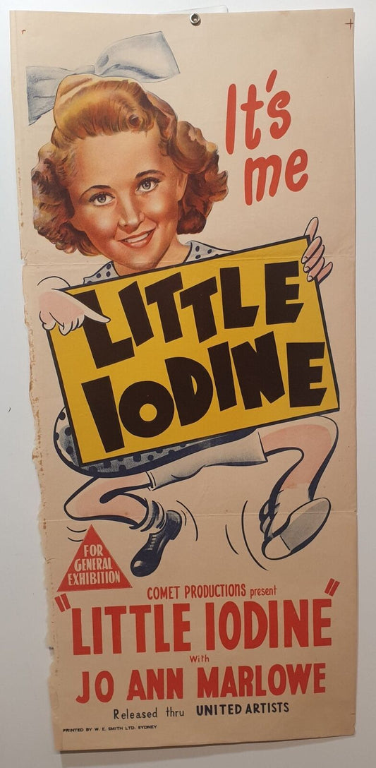 ORIGINAL DAYBILL MOVIE POSTER - LITTLE IODINE