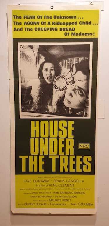 ORIGINAL DAYBILL MOVIE POSTER - HOUSE UNDER THE TREES