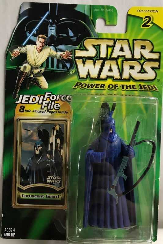 STAR WARS - HASBRO - JEDI FORCE FILE - POTJ - CORUSCANT GUARD - Collection 2