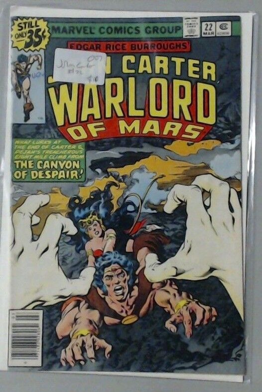 JOHN CARTER WARLORD OF MARS #22 CANYON OF DESPAIR COMIC BOOK