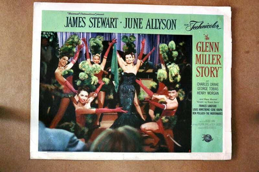 ORIGINAL LOBBY CARD - GLENN MILLER STORY - 1954 - key card