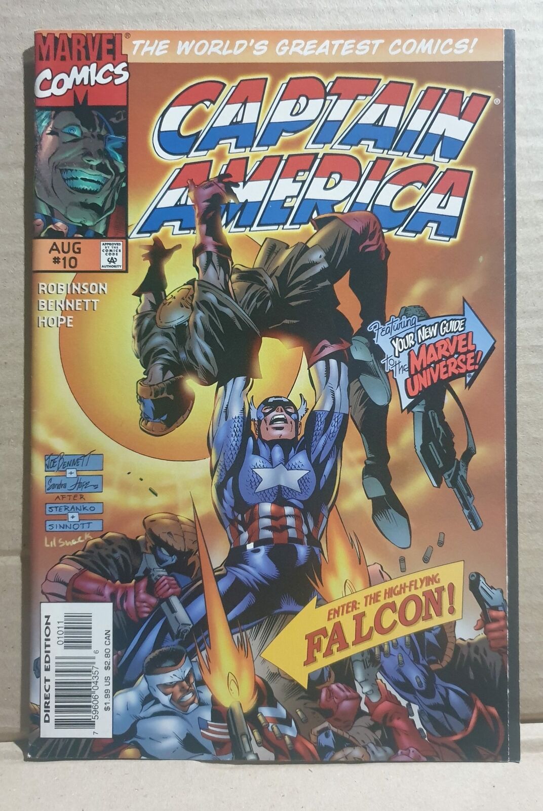 COMIC BOOK - MARVEL CAPTAIN AMERICA #10