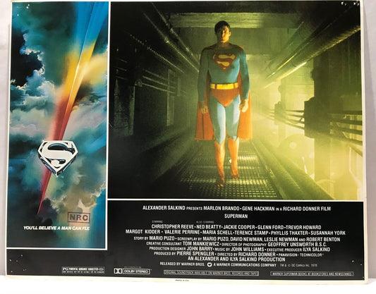 ORIGINAL LOBBY CARD - SUPERMAN (g) - 1978 - title card